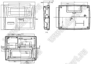 Case 18-35 корпус настольный 235x184x44 мм