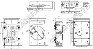 Case 23-22 корпус на DIN-рейку 121.5x81.5x42 мм