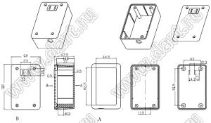 Case 20-53 коробка электрическая соединительная 100x64x47.5 мм