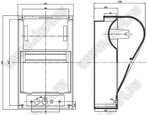 Case 28-2 корпус нестандартный 237x141x130 мм