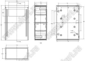 Case 15-5 бокс пластиковый 150x100x53 мм