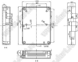 Case 20-17 коробка электрическая соединительная 151.5x113.5x32.5 мм