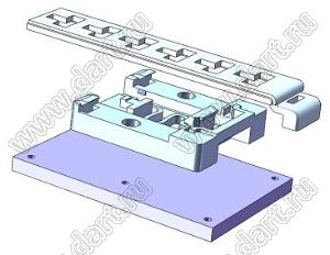 Case 23-132 корпус на DIN-рейку 105x45x11 мм