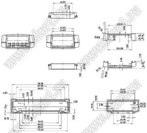 Case 18-44 корпус настольный 123x68x30 мм