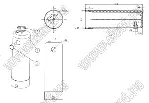 Case 28-152 корпус нестандартный 32x32x97 мм