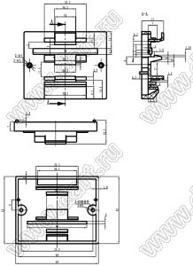 Case 23-60 корпус на DIN-рейку 64x52x18.5 мм