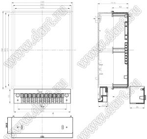 Case 19-5 корпус настенный 227x150x74.5 мм