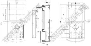 Case 21-30D корпус переносной 209.8x103.8x44 мм