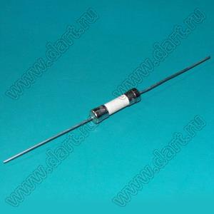 5SHP 1.0A (GPA001), 5,0x20mm, 250V, SLOW предохранитель керамический запаздывающий с выводами