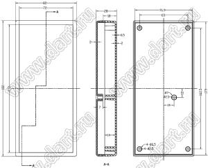 Case 21-6 корпус переносной 182x82x28 мм