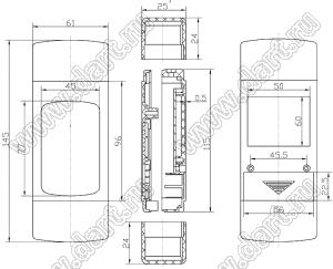 Case 21-38 корпус переносной 61x25x145 мм