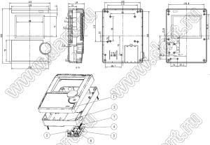 Case 18-59 корпус настольный 200x150x59 мм