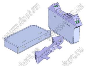 Case 23-92 корпус на DIN-рейку 95.5x14.2x61.7 мм