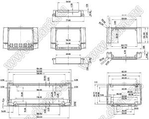 Case 18-30 корпус настольный 154x84x56 мм