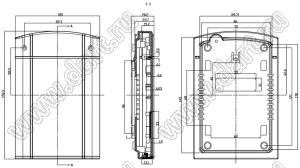 Case 19-40 корпус настенный 158.3x105x28.2 мм