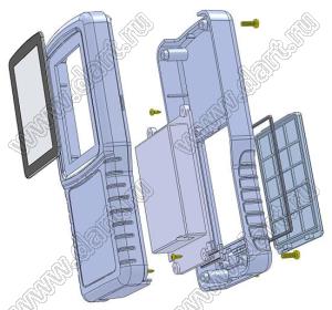 Case 21-154 корпус переносной 178x84x36 мм; пластик ABS