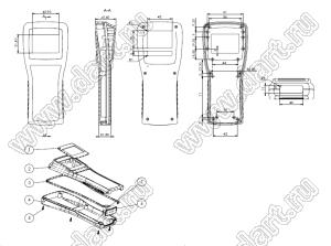 Case 21-138A корпус переносной 179x77x35 мм