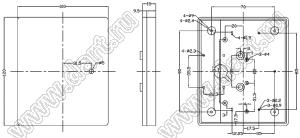 Case 27-1 корпус дисплея 120x100x15 мм