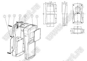 Case 21-136 корпус переносной 156x77x38 мм