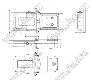 Case 21-143 корпус переносной 212x110x56 мм