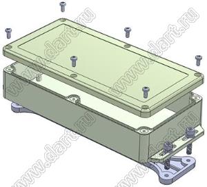 Case 11-131 корпус пластиковый влагозащищенный 269x122x58 мм, пластик ABS