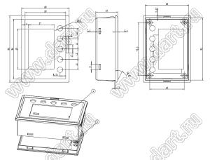 Case 27-39B корпус дисплея 96x69x32 мм