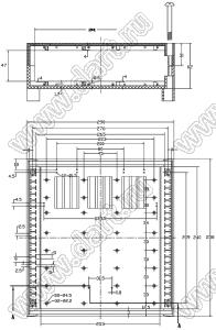 Case 15-34 бокс пластиковый 290x258x62 мм