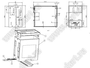 Case 23-129 корпус на DIN-рейку 103x65x113 мм