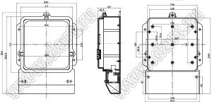 Case 19-23 корпус настенный 319x236x89 мм