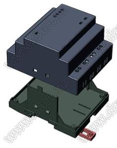 Case 23-106E корпус на DIN-рейку 93x76x60 мм