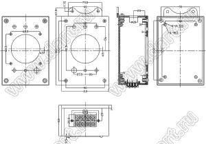 Case 19-17 корпус настенный 160x110x68 мм