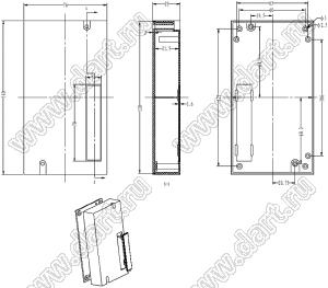 Case 21-47 корпус переносной 140x76x25 мм