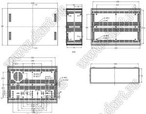 Case 15-15 бокс пластиковый 258x190x82 мм