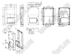 Case 21-151 корпус переносной 190x120x37 мм