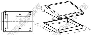 Case 18-34 корпус настольный 188x133x56.5 мм