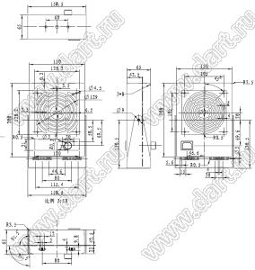 Case 19-63A корпус настенный 200x150x65 мм