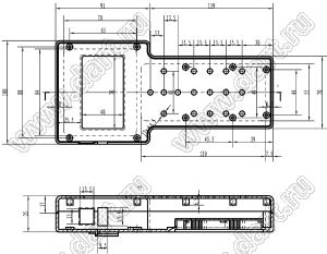 Case 21-61D корпус переносной 100x35x210 мм