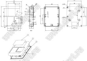 Case 19-58 корпус настенный 170x130x35 мм