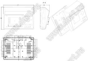 Case 18-33 корпус настольный 271x200x85 мм