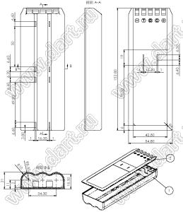 Case 21-72 коробка электрическая соединительная 152.8x54.8x21 мм