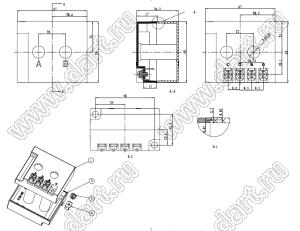 Case 21-75 коробка электрическая соединительная 57x50x34 мм