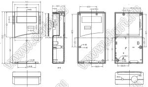 Case 21-15D корпус переносной 131.5x71.5x31.5 мм