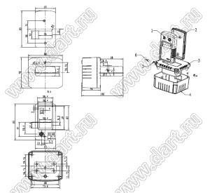 Case 21-153 корпус переносной 93x52x24 мм