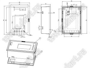 Case 27-39A корпус дисплея 96x69x32 мм