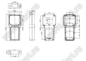 Case 21-148A корпус переносной 165x81x31 мм