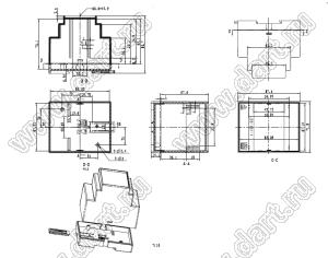 Case 23-131 корпус на DIN-рейку 88x72x81 мм