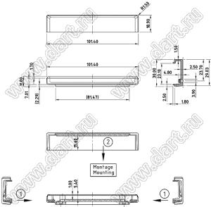 Case 18-32 корпус настольный 102x54x30 мм