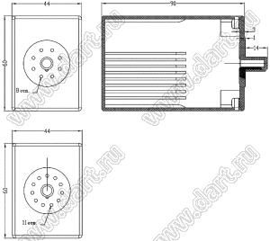 Case 14-18 релейный корпус 60x44x105 мм