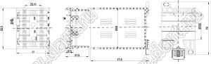 Case 23-26 корпус на DIN-рейку 55.5x45x87.5 мм