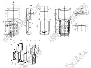 Case 21-147B корпус переносной 204x100x35 мм